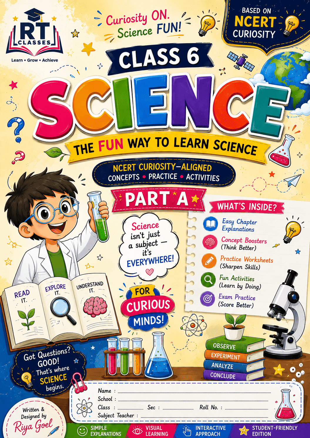 CLASS 6 science booklet part A